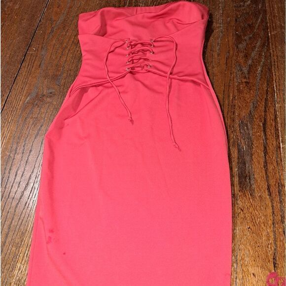Small G by Guess Red Sleeveless Corset Top Mini Dress - Picture 1 of 4